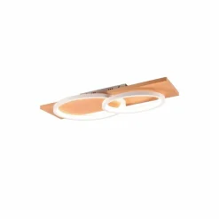 Lampes En Bois-Luminaires Trio Plafonnier Trio Barca LED Écru, Blanc, 1 lumière