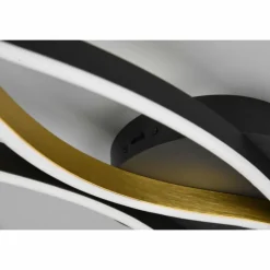 Luminaires Trio Plafonnier Trio Blaze LED Laiton, 1 lumière* Éclairage Led