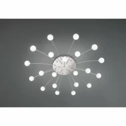 Luminaires Trio Plafonnier Trio Bullet LED Nickel mat, 21 lumières