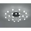Luminaires Trio Plafonnier Trio Bullet LED Noir, 21 lumières