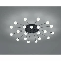 Luminaires Trio Plafonnier Trio Bullet LED Noir, 21 lumières