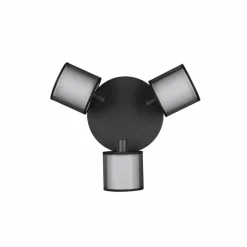 Lampes En Tissu-Luminaires Trio Plafonnier Trio Burton Noir, 3 lumières