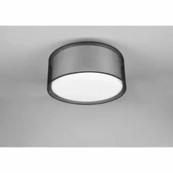 Lampes En Tissu-Luminaires Trio Plafonnier Trio Burton Noir, 3 lumières