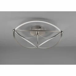 Luminaires Trio Plafonnier Trio Charivari LED Nickel mat, 1 lumière* Éclairage Led