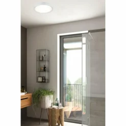 Luminaires Rustiques-Luminaires Trio Plafonnier Trio CLARIMO LED Blanc, 1 lumière