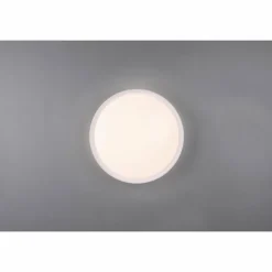 Luminaires Rustiques-Luminaires Trio Plafonnier Trio CLARIMO LED Blanc, 1 lumière