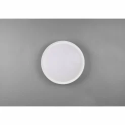 Luminaires Rustiques-Luminaires Trio Plafonnier Trio CLARIMO LED Blanc, 1 lumière