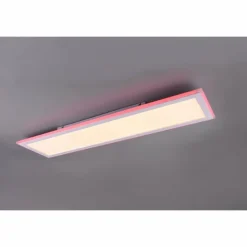 Luminaires Trio Plafonnier Trio Columbia LED Blanc, 1 lumière, Télécommandes, Changeur de couleurs* Éclairage Led