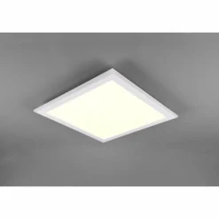 Luminaires Trio Plafonnier Trio Columbia LED Blanc, 1 lumière, Télécommandes, Changeur de couleurs* Éclairage Led