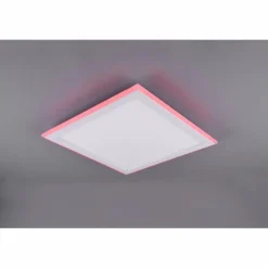 Luminaires Trio Plafonnier Trio Columbia LED Blanc, 1 lumière, Télécommandes, Changeur de couleurs* Éclairage Led