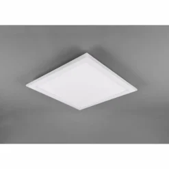 Luminaires Trio Plafonnier Trio Columbia LED Blanc, 1 lumière, Télécommandes, Changeur de couleurs* Éclairage Led