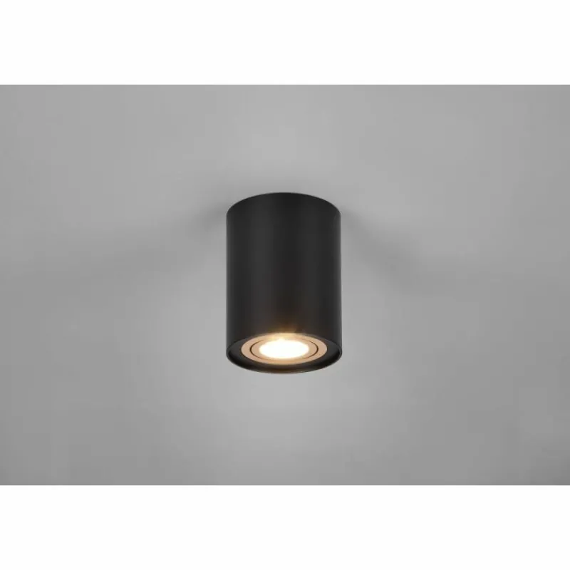 Lampes Dorées-Luminaires Trio Plafonnier Trio Cookie Or, Noir, 1 lumière