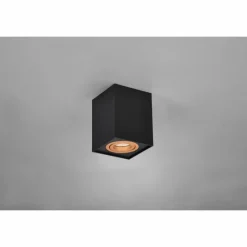 Lampes Dorées-Luminaires Trio Plafonnier Trio Cookie Or, Noir, 1 lumière