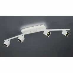 Lampes Industrielles-Luminaires Trio Plafonnier Trio CUBA LED Blanc, 4 lumières