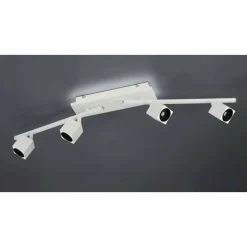 Lampes Industrielles-Luminaires Trio Plafonnier Trio CUBA LED Blanc, 4 lumières