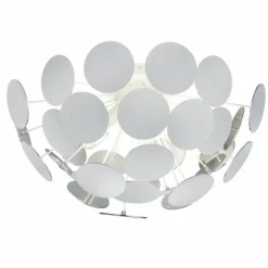 Luminaires Rustiques-Luminaires Trio Plafonnier Trio DISCALGO Blanc, 3 lumières