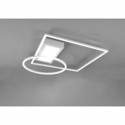 Luminaires Trio Plafonnier Trio Downey LED Blanc, 1 lumière, Télécommandes* Éclairage Led