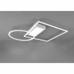 Luminaires Trio Plafonnier Trio Downey LED Blanc, 1 lumière, Télécommandes* Éclairage Led