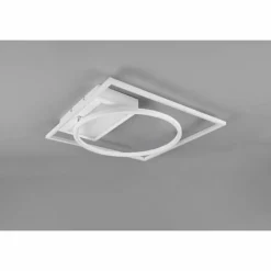 Luminaires Trio Plafonnier Trio Downey LED Blanc, 1 lumière, Télécommandes* Éclairage Led