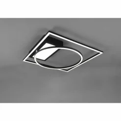 Luminaires Trio Plafonnier Trio Downey LED Noir, 1 lumière, Télécommandes* Éclairage Led