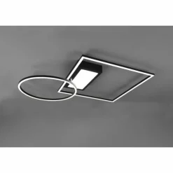 Luminaires Trio Plafonnier Trio Downey LED Noir, 1 lumière, Télécommandes* Éclairage Led