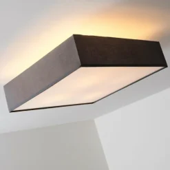 Lampes En Tissu-hofstein Plafonnier Trio Embassy Nickel mat, 4 lumières