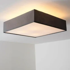 Lampes En Tissu-hofstein Plafonnier Trio Embassy Nickel mat, 4 lumières