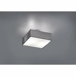 Lampes En Tissu-Luminaires Trio Plafonnier Trio Embassy Nickel mat, 2 lumières