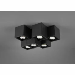 Luminaires Trio Plafonnier Trio Fernando Noir, 6 lumières* Plafonniers