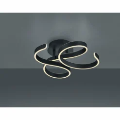 Lampes Industrielles-Luminaires Trio Plafonnier Trio Francis LED Anthracite, 1 lumière