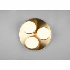 Luminaires Trio Plafonnier Trio Franklin LED Laiton, 3 lumières* Éclairage Led