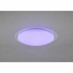 Luminaires Trio Plafonnier Trio Frodeno LED Blanc, 2 lumières, Télécommandes, Changeur de couleurs* Éclairage Led