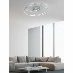 Luminaires Trio Plafonnier Trio Gale LED Nickel mat, 1 lumière* Éclairage Led