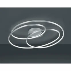 Luminaires Trio Plafonnier Trio Gale LED Nickel mat, 1 lumière* Éclairage Led