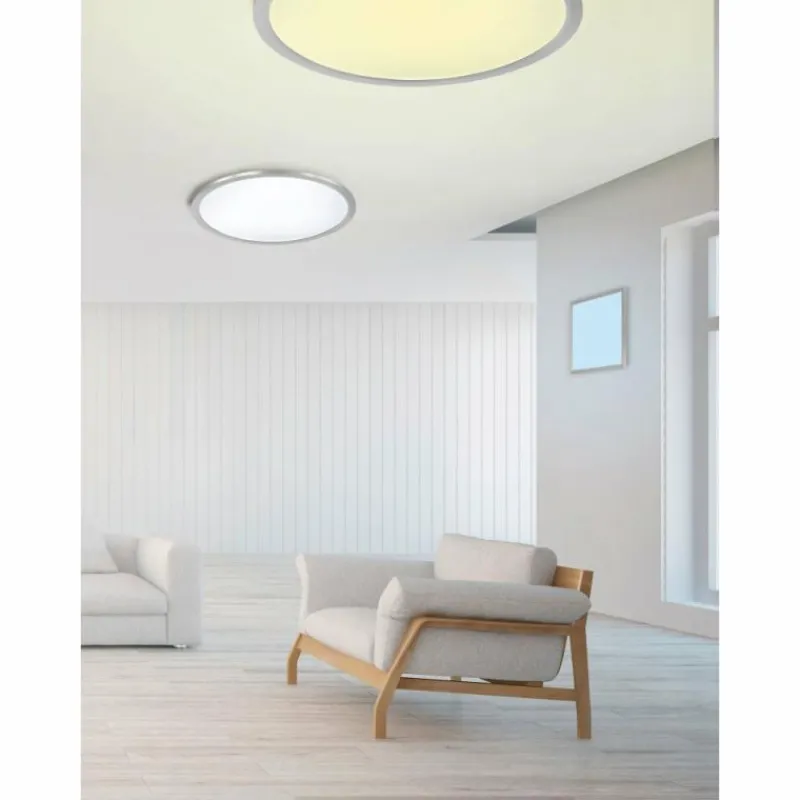 Luminaires Trio Plafonnier Trio GRIFFIN LED Nickel mat, 3 lumières