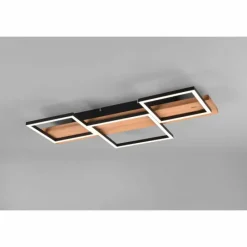 Lampes En Bois-Luminaires Trio Plafonnier Trio Harper LED Écru, Noir, Blanc, 1 lumière