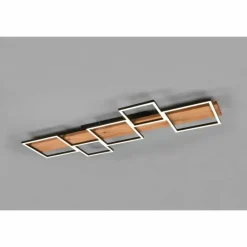 Lampes En Bois-Luminaires Trio Plafonnier Trio Harper LED Écru, Noir, Blanc, 1 lumière