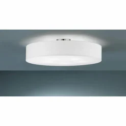 Lampes En Tissu-Luminaires Trio Plafonnier Trio HOTEL Nickel mat, 5 lumières