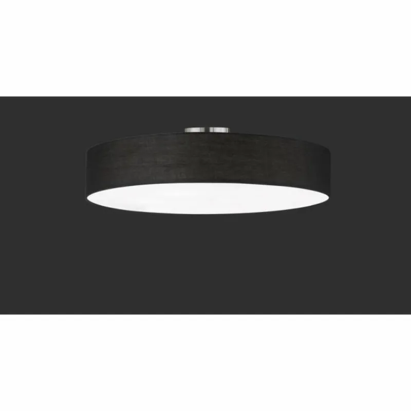 Lampes En Tissu-Luminaires Trio Plafonnier Trio HOTEL Nickel mat, 5 lumières