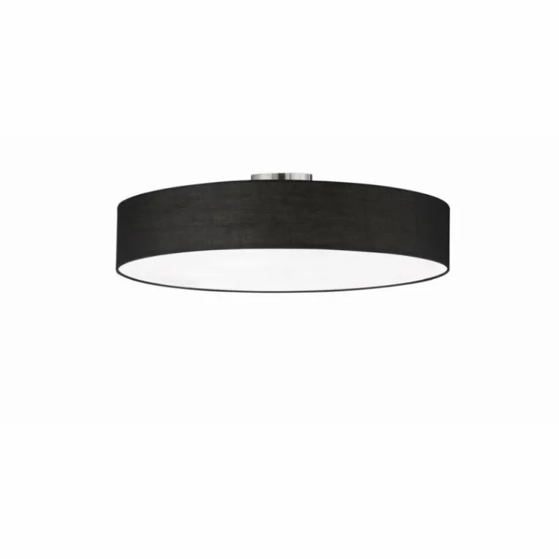 Lampes En Tissu-Luminaires Trio Plafonnier Trio HOTEL Nickel mat, 5 lumières