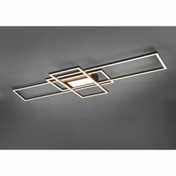Luminaires Trio Plafonnier Trio Irvine LED Anthracite, 1 lumière, Télécommandes* Éclairage Led