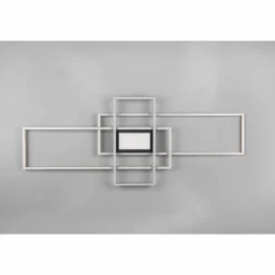 Luminaires Trio Plafonnier Trio Irvine LED Laiton, Noir, 1 lumière, Télécommandes* Éclairage Led