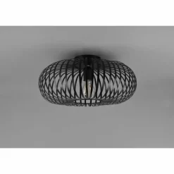 Lampes Vintages & Rétros-Luminaires Trio Plafonnier Trio Johann Noir, 1 lumière