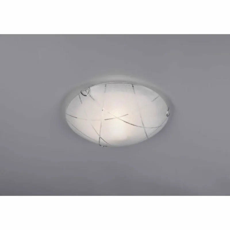 Luminaires Trio Plafonnier Trio Leuchten SANDRINA Blanc, 1 lumière