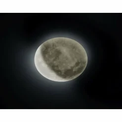 Luminaires Rustiques-Luminaires Trio Plafonnier Trio Leuchten LUNAR LED Blanc, 1 lumière, Télécommandes