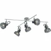 Luminaires Trio Plafonnier Trio Leuchten KOLANI Chrome, 5 lumières