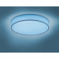 Luminaires Trio Plafonnier Trio Leuchten WiZ DIAMO LED Blanc, 1 lumière, Télécommandes, Changeur de couleurs