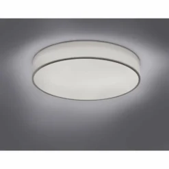 Luminaires Trio Plafonnier Trio Leuchten WiZ DIAMO LED Blanc, 1 lumière, Télécommandes, Changeur de couleurs