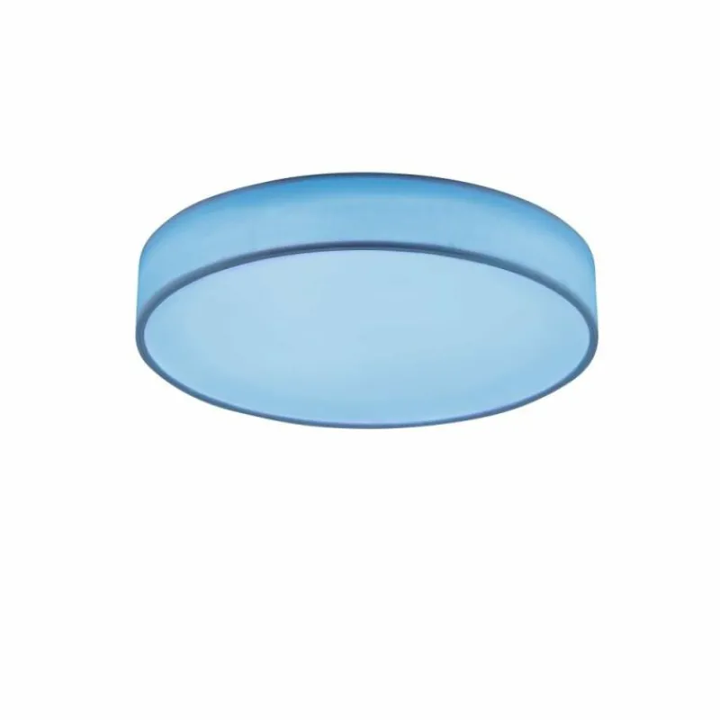 Luminaires Trio Plafonnier Trio Leuchten WiZ DIAMO LED Blanc, 1 lumière, Télécommandes, Changeur de couleurs