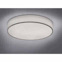 Luminaires Trio Plafonnier Trio Leuchten WiZ DIAMO LED Blanc, 1 lumière, Télécommandes, Changeur de couleurs